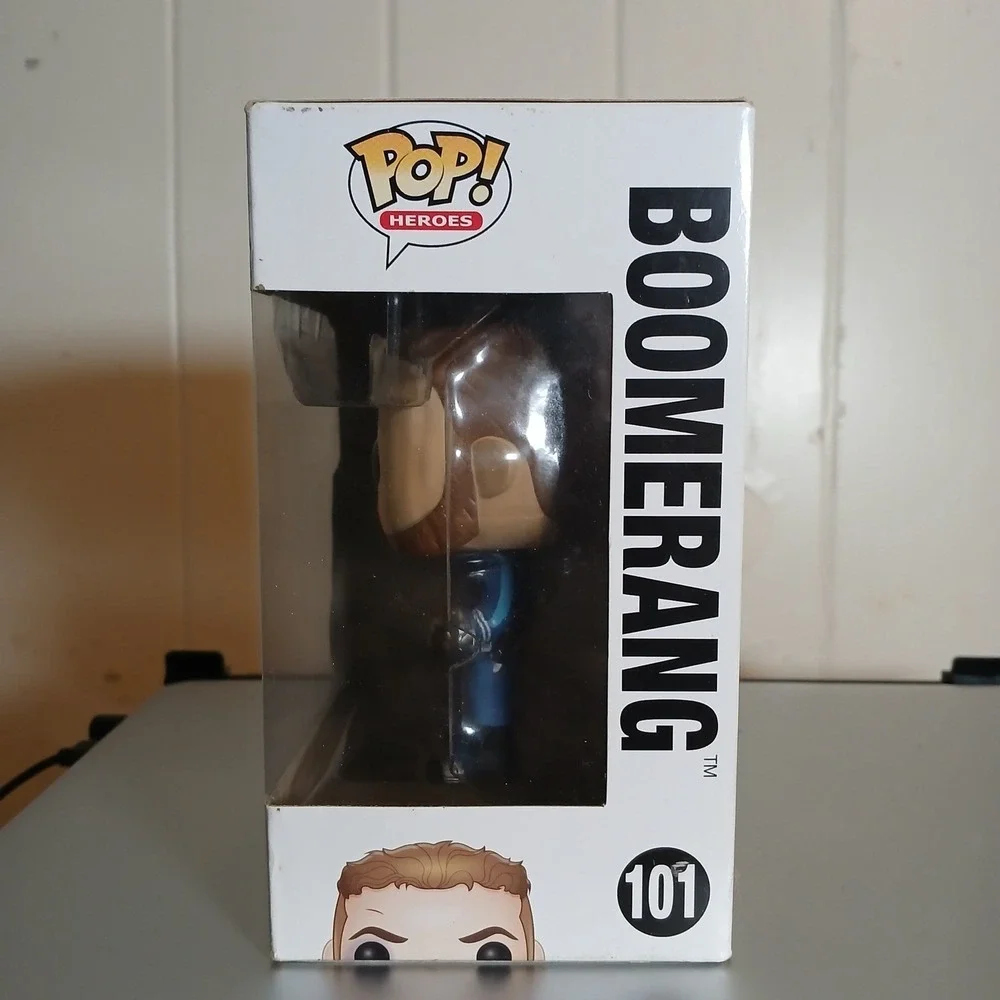 Funko Pop Heroes Suicide Squad‎ Boomerang 101 Vinyl Figure DC Comics Busted Box